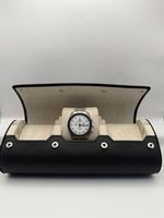 Étui de montre cuir daim | Édition limitée watch roll voyage