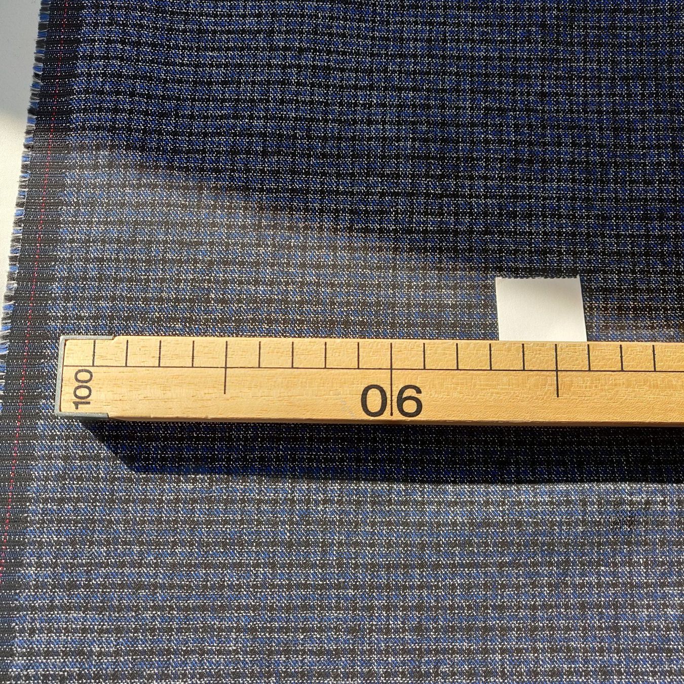 Tessuti: Anzug Stoff Baumwolle Elastan gewoben 1.85x1.50m blu nero – Nuovo (secondo la descrizione) da Lufingen venduto da Voyager7 7