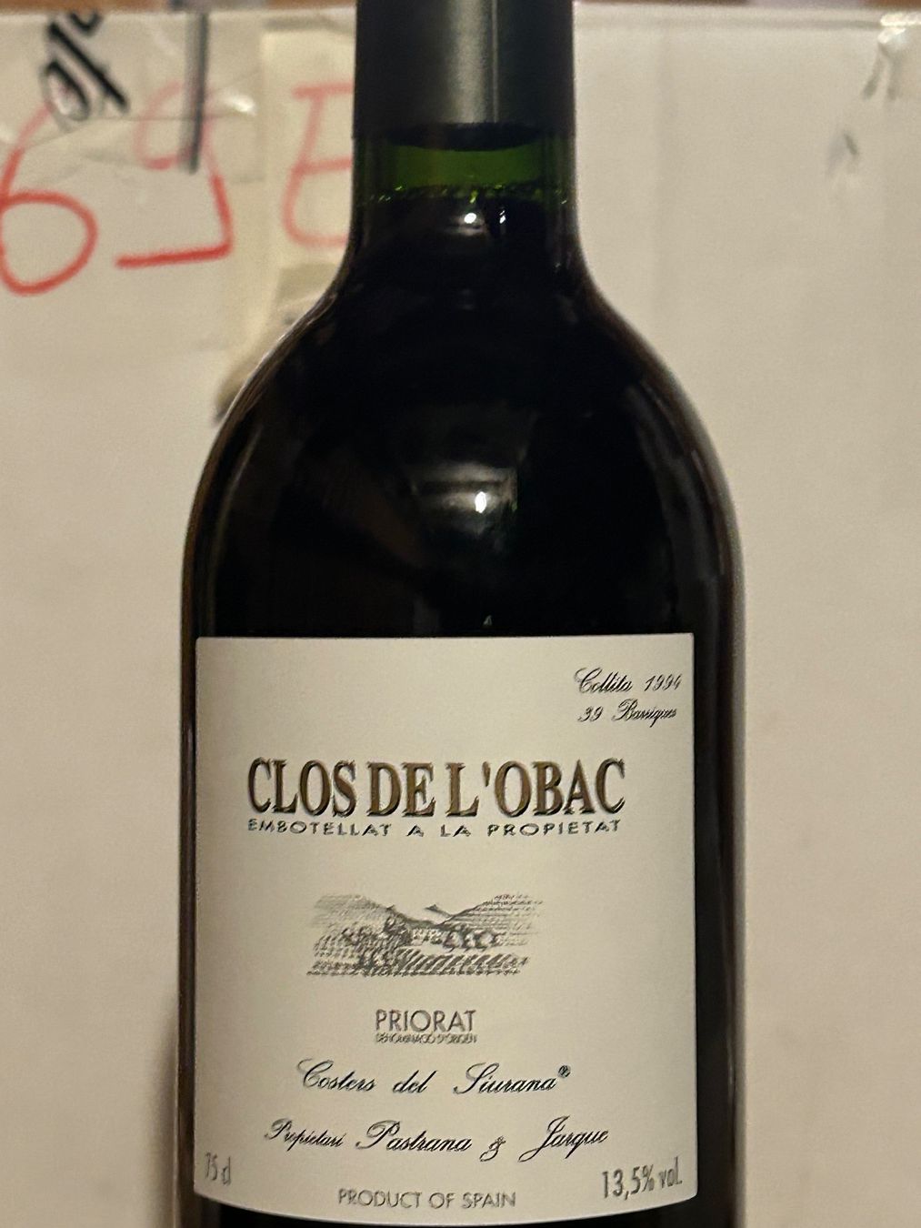Wein: Superbe CLOS DE L’OBAC 1994 Priorat – Neu (gemäss Beschreibung) aus Roche VD von avediscipule 1