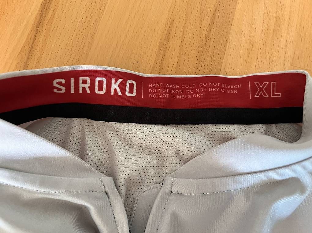 Leibchen & Hosen: Siroko Rennrad Trikot Grau/Schwarz XL – Gebraucht aus Döttingen von Traveller1994 2