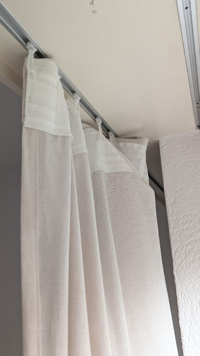 Ikea Tende: Gardine beige Leinenoptik 6 Stück – Usato da Bern venduto da ArsenalLondon14 3