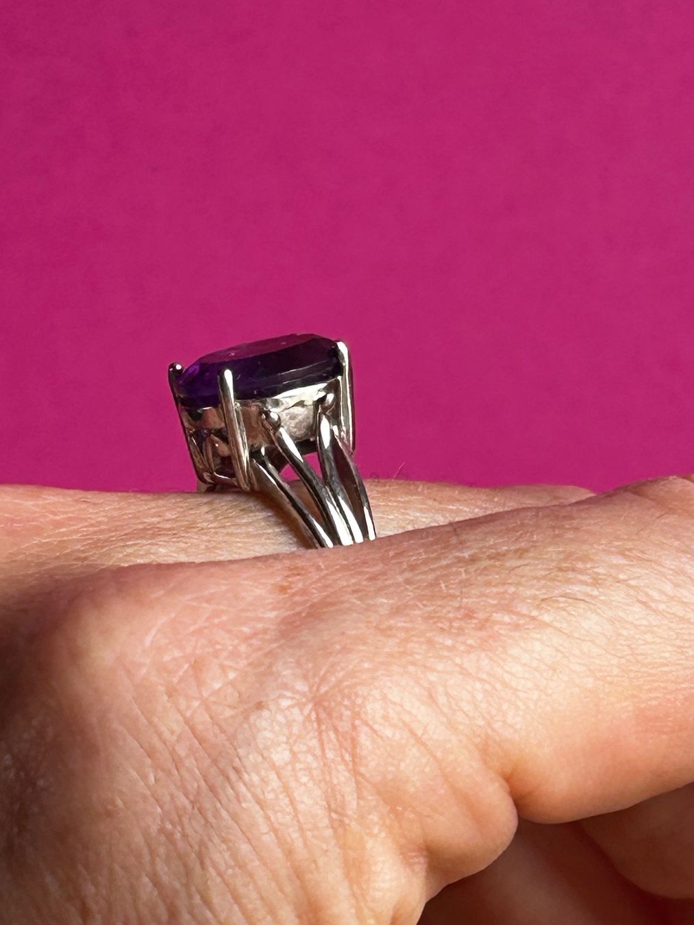 Altri gioielli: Schmuckset Amethyst Ring Ohrringe 925 Silber Gr. 56 – Usato da Dittingen venduto da Bijoubelle 9