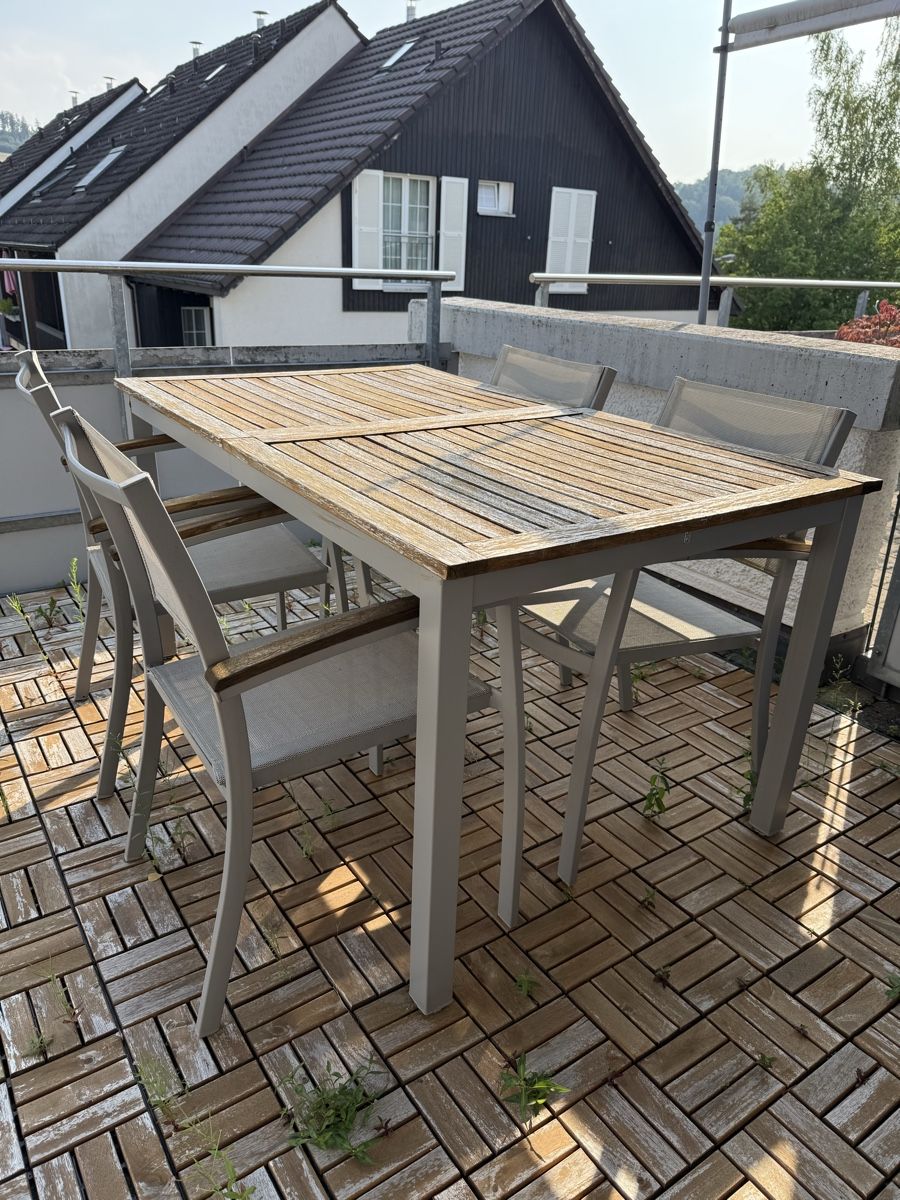 Tische: 🪴 Gartentisch + 6 Stühle – Gebraucht aus Birmensdorf ZH von JennyJey