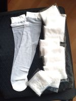 Zehn (10) Paar sehr dünne Sommer Knie-Socken, NEU