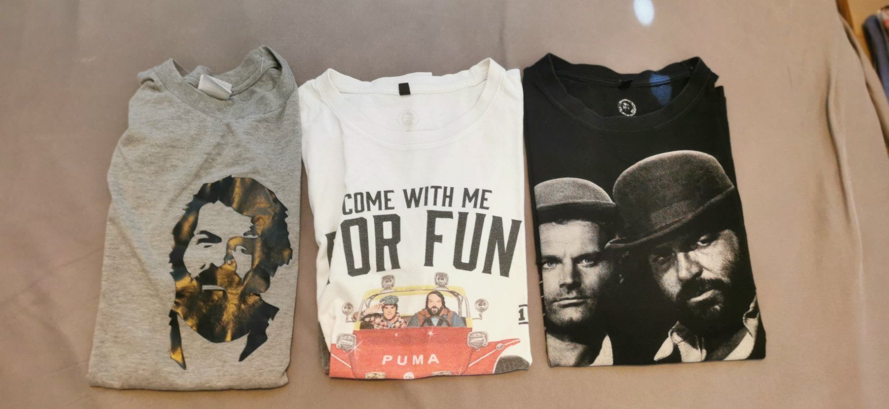 T-Shirts: 3 Bud Spencer Shirts – Gebraucht aus Zuzwil SG von