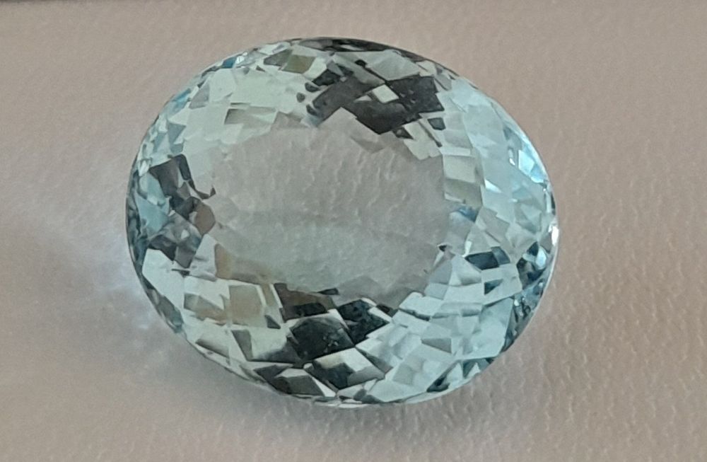 Lot De 10 Perles Chips En Aigue Marine - 7 à 14mm - Idéal Pour Bijoux Et Création