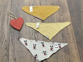 3 Baby Halstücher C&A Set Grösse 74/80 neuwertig!