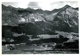 Lenzerheide - Luftaufnahme + ca. 1950