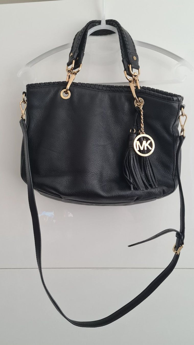 Michael Kors Borse da donna: Michael Kors Handtasche Schwarz Leder – Usato da Jona venduto da hen_7fyc
