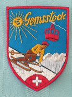 Vintage Badge Wappen Gemsstock ST. GALLER STICKEREI