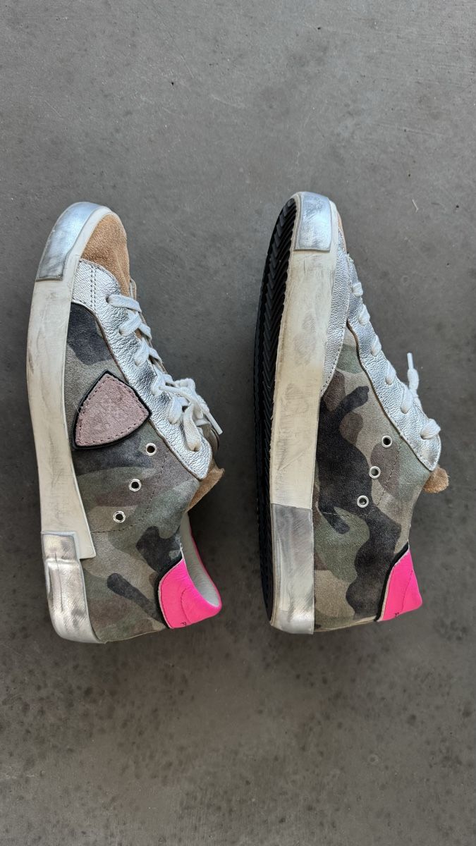 Scarpe da donna: Philippe Model Sneaker Gr. 40 Silbern Pink Camouflage  – Usato da Oberrieden venduto da Bergsteiger67 3