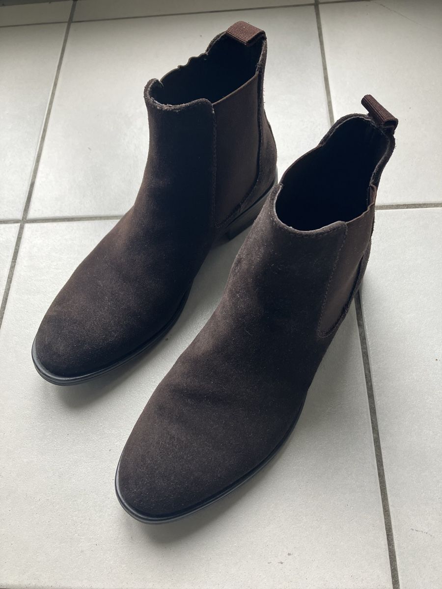 Scarpe da uomo: Chelsea Boots dunkelbraun – Usato da Basel venduto da aeb_7r2g