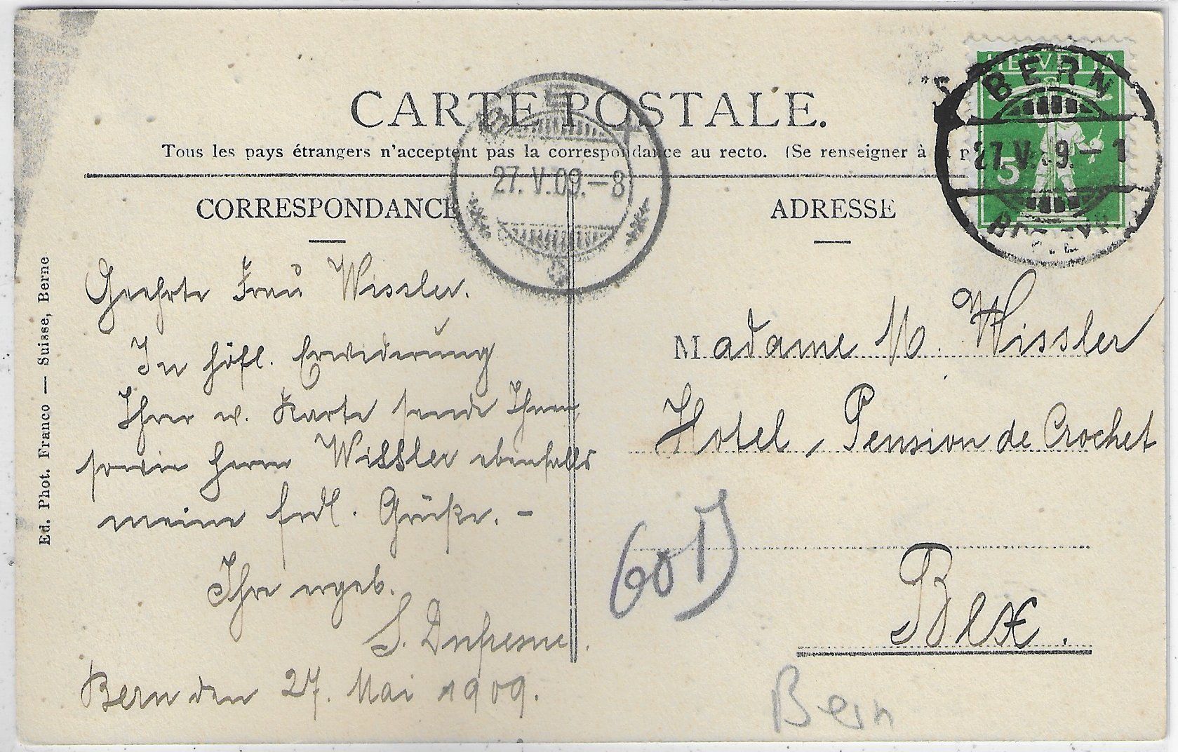 Cartoline postali: Bern - Die Spitalgasse mit Tram – Usato da Ettingen venduto da Kartenplanet 1