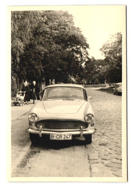 Photos & affiches: 2 Fotografien Auto Simca Aronde, Kfz mit – D'occasion à Berlin par bartko-reher