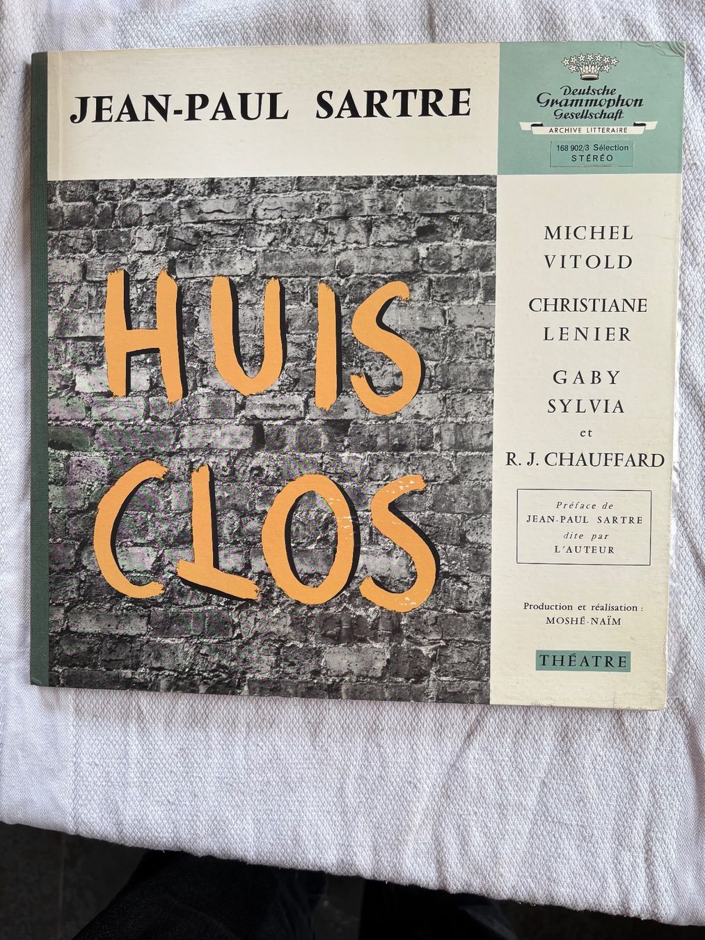 Dischi in vinile: Jean-Paul Sartre: Huis Clos – Usato da Stans venduto da Abukadnezar