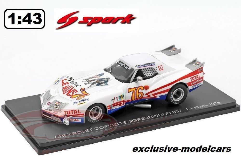 Kit Voiture Slot Chevrolet Corvette 24h Du Mans 1976 - TOP SLOT 1/32 - Neuf