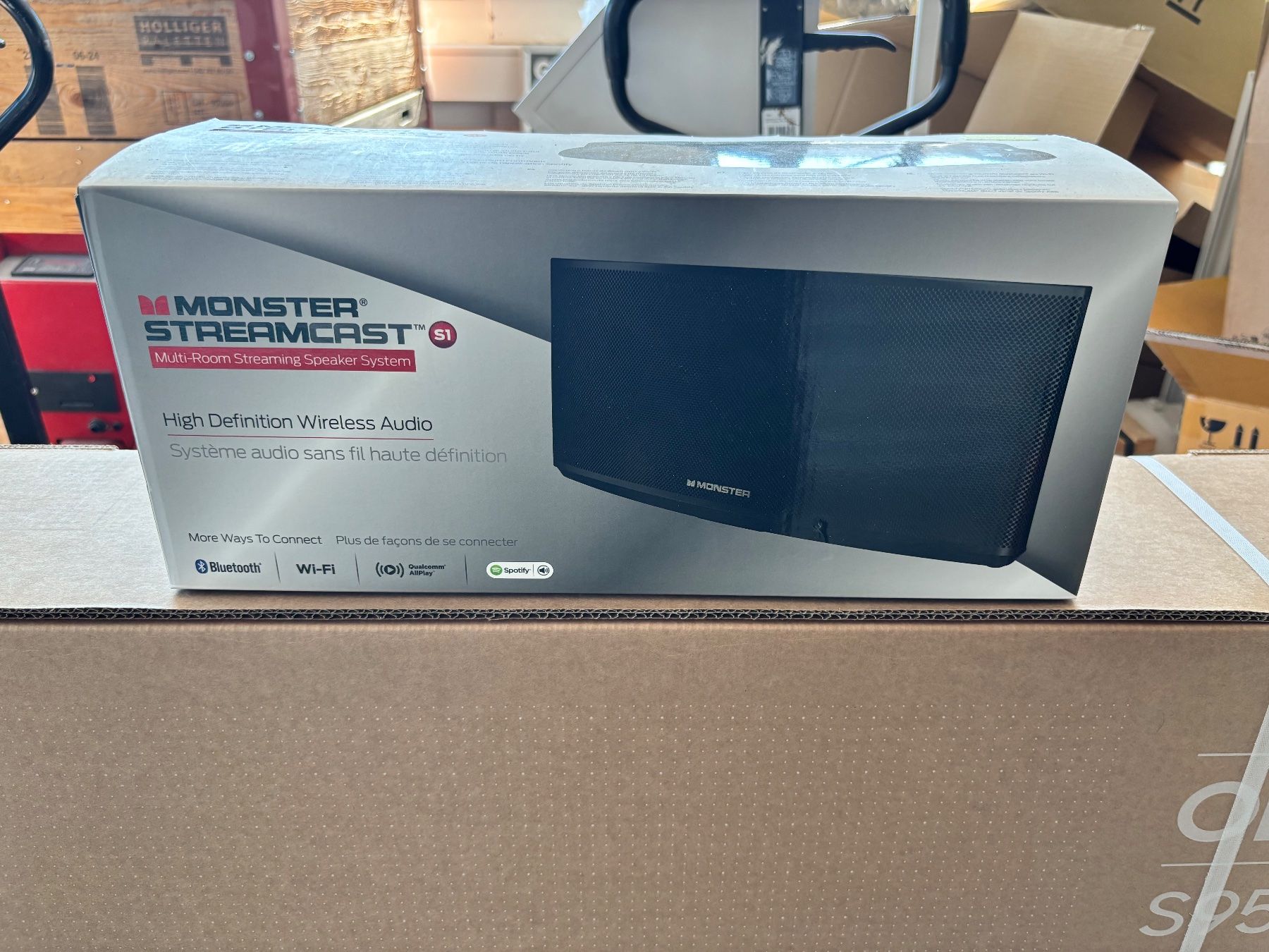 Lettore multimediale & Streamer: Monster Streamcast S1 – Multi-Room Streaming Speaker – Nuovo e nell'imballaggio originale da Sirnach venduto da KellenbergerCo.
