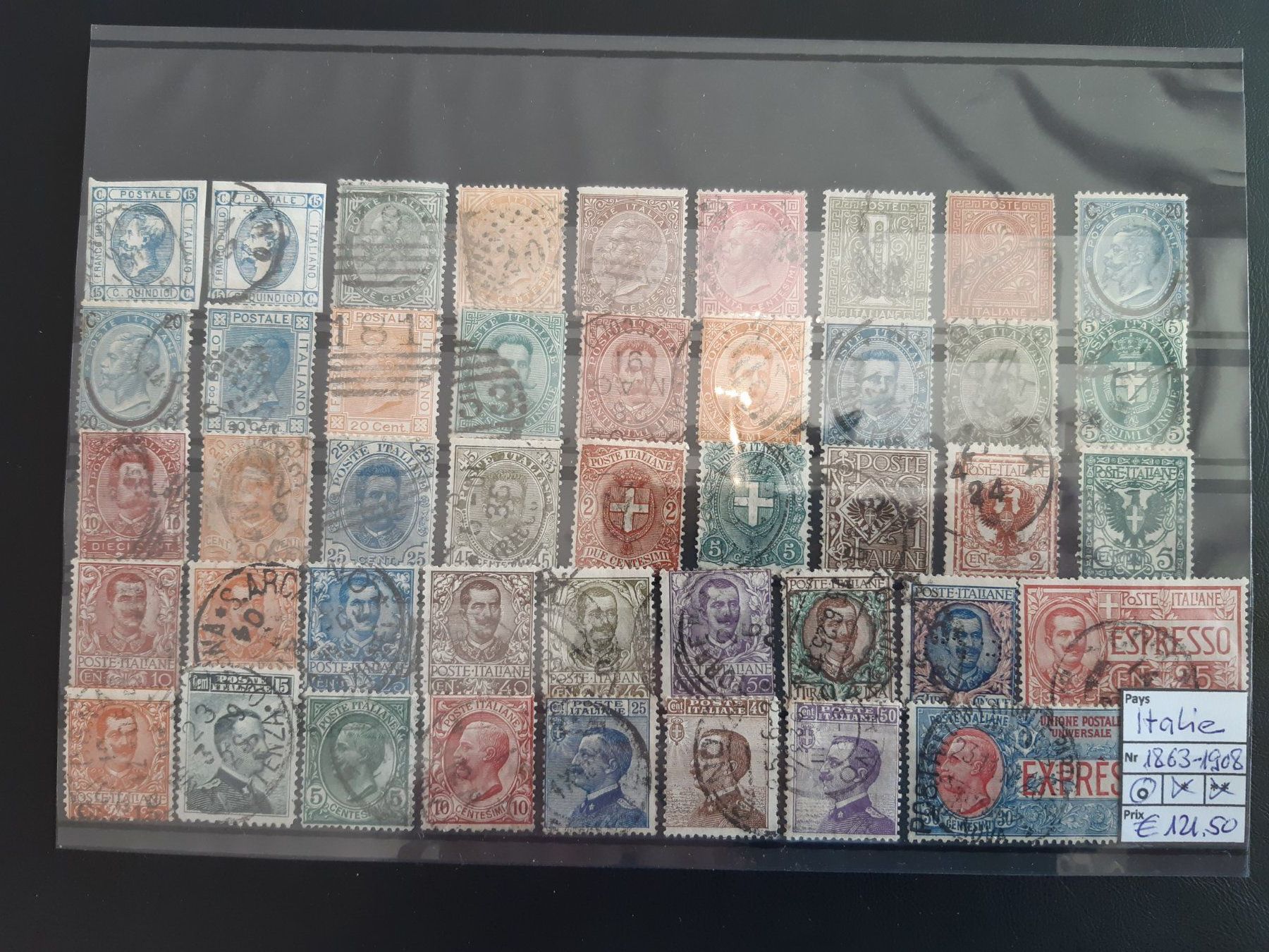 Tutti i francobolli: Italien° / Italie° 1863-1908 – Usato da Confignon venduto da Alfda2000