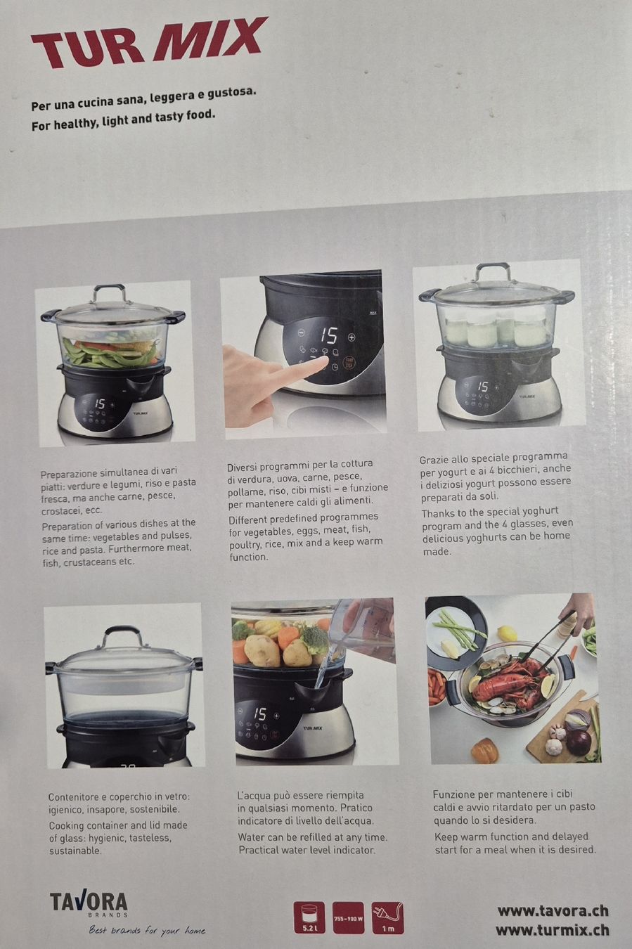 Turmix Appareils de cuisine: Turmix Steamer TV220 – D'occasion à Merenschwand par palin33 1