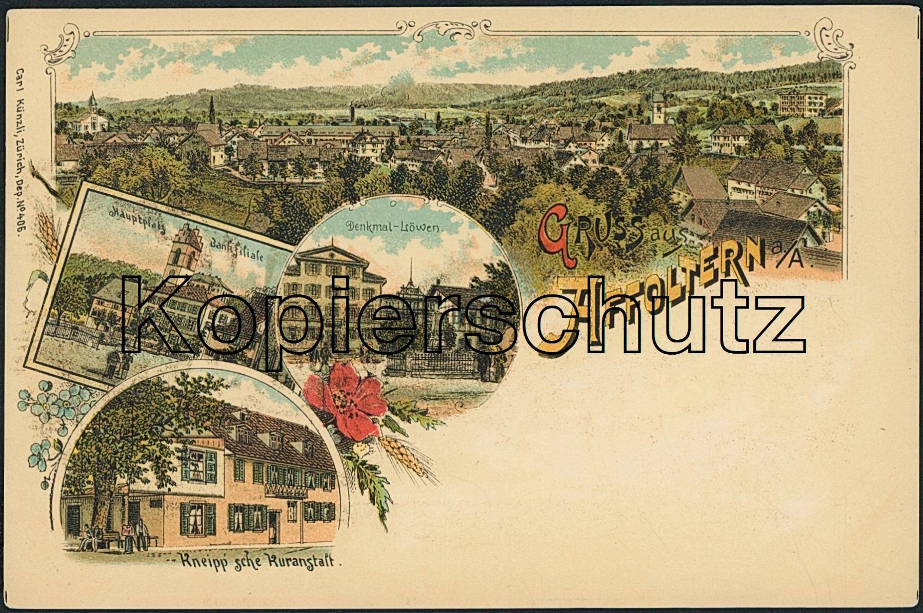 Cartes postales: ZH Affoltern am Albis - Litho – Neuf (Voir description) à Schindellegi par leecollect