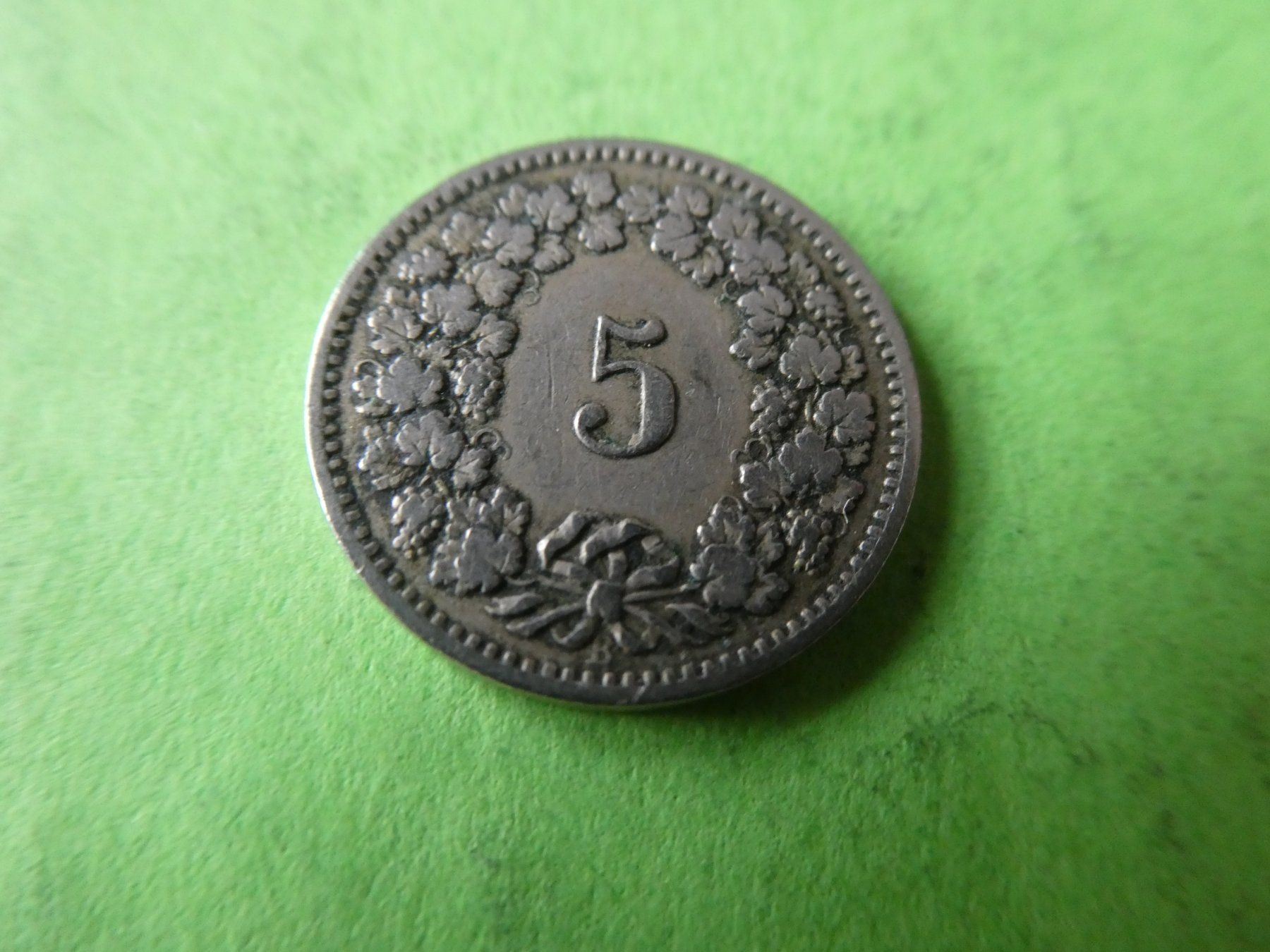 Toutes les monnaies: Schweiz 1884, 5 Rappen – D'occasion à Hinterforst par Rohusri 1