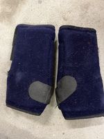 Pferdegamaschen blau klettverschluss