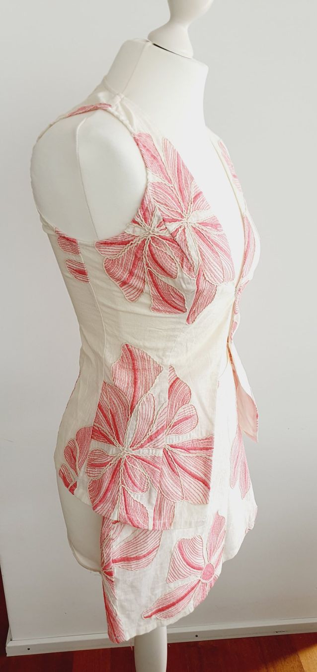 Röcke: Set Rock und Weste rosa/cremeweiss Gr. 34 – Gebraucht aus Stansstad von InStyle8 1