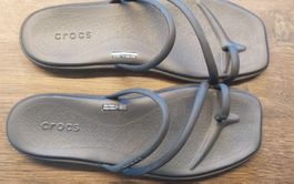 Crocs Pantoletten schwarz Grösse 8