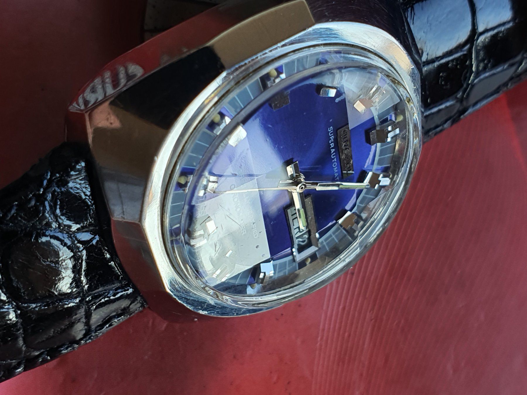 Mirexal Orologi: 100 Mirexal Superautomatic Chronometer Day Date diamondcut – Usato da Muri AG venduto da Corredor 8