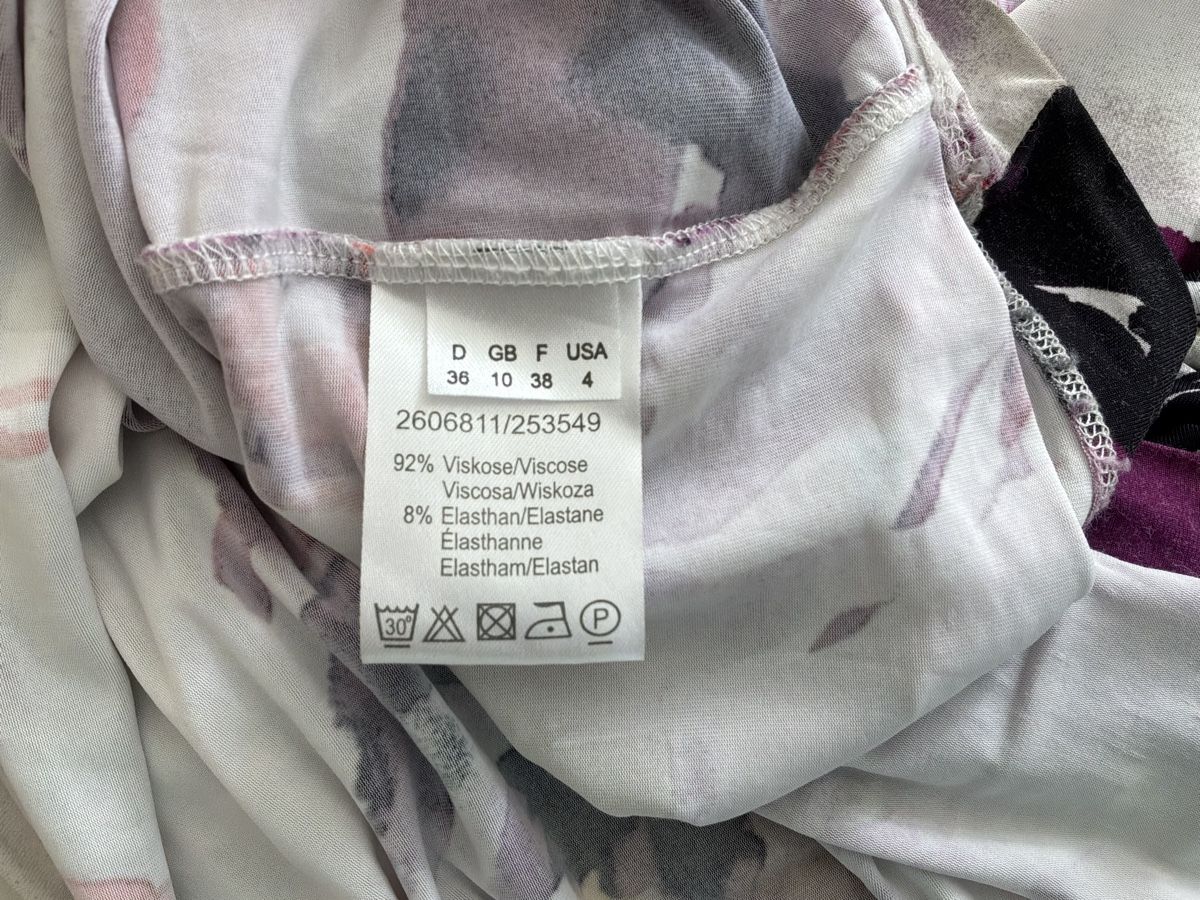 Vestiti: Sommer-Maxikleid mit Trägern, weiss-multicolor – Nuovo (secondo la descrizione) da Bremgarten AG venduto da Belana0 5