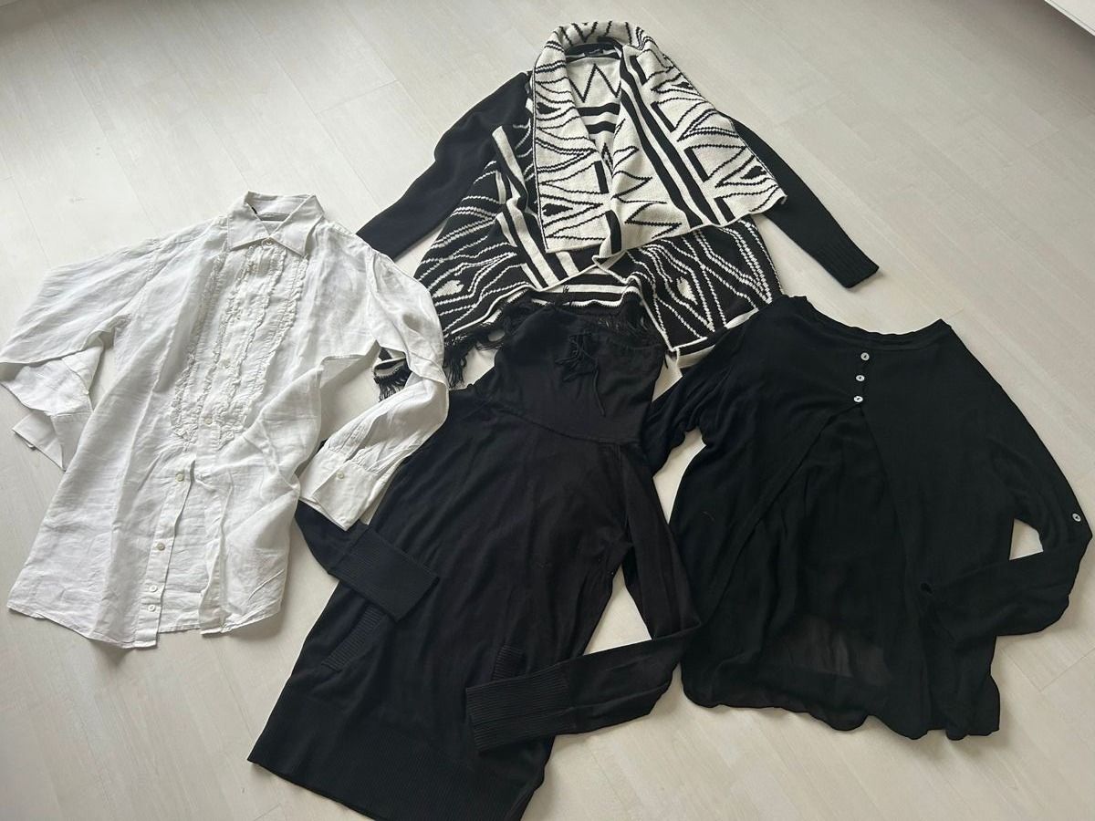 Kleiderpakete: Schickes Set mit Cape, Pullis & Hose – Gebraucht aus Herzogenbuchsee von ameise02