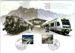 1189,1452 Combifolder Nr. 12, 100J. Lötschbergbahn Kat. 30.-