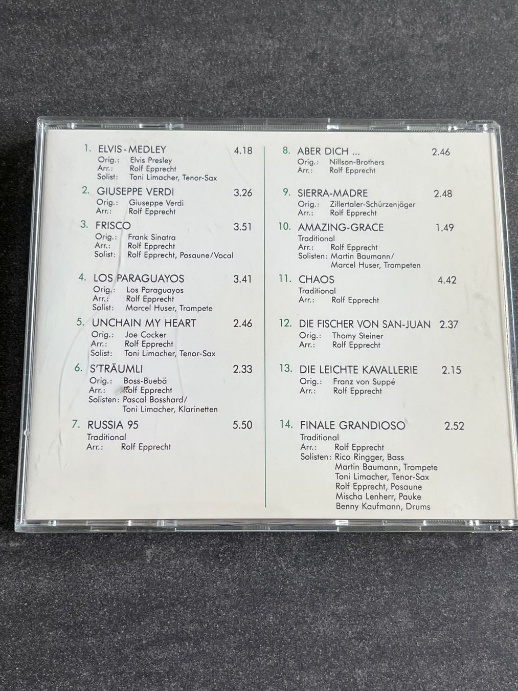CD: CD Guggenmusik Einhorngusler Rümlang – Usato da Aarau venduto da Swifty03 1
