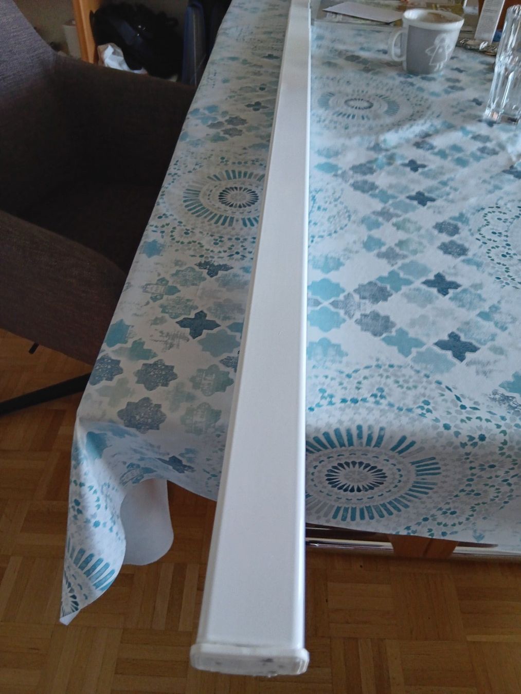 Vasche da bagno: Duschvorhangschiene, mit 12 Rigel ca.169 cm, Top Zustand – Usato da Zürich venduto da chr_l98j 3