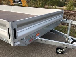 Hochlader Vezeko 3500kg Brückenanhänger 8,6m Sachenanhänger