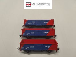 (3x) Roco 47830 SBB CFF FFS CARGO Güterwagen DC H0 mit OVP
