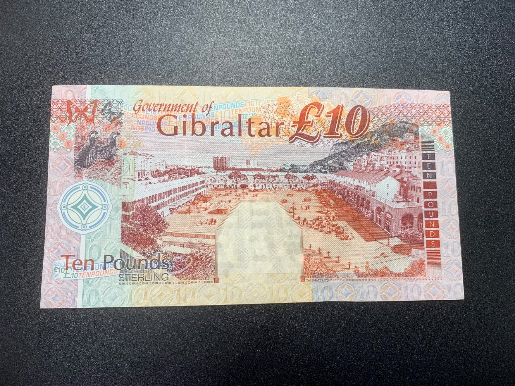 Banknoten: Banknote Gibraltar, 2002, 10 Pounds, P 30 – Gebraucht aus Safenwil von Catracho99 1