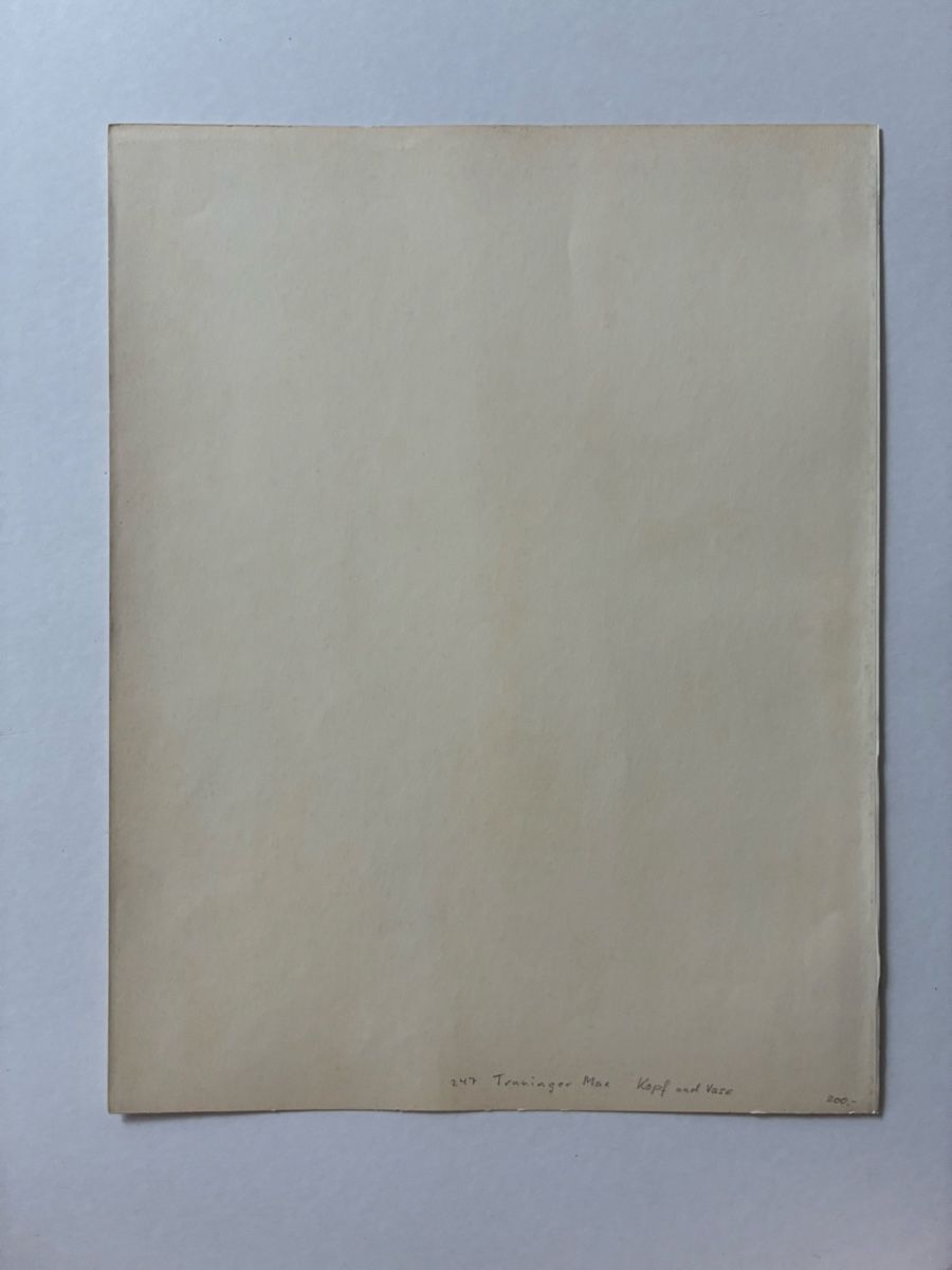 Grafica & Litografie: Max Truninger, Kopf und Vase – Usato da Zürich venduto da 718zzQk99 4