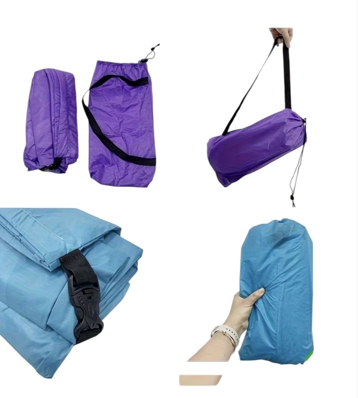 Sedie a sdraio: Luftsofa aufblasbar blau mit Tragetasche neu – Nuovo (secondo la descrizione) da Rickenbach Sulz venduto da anb_b8bm 1