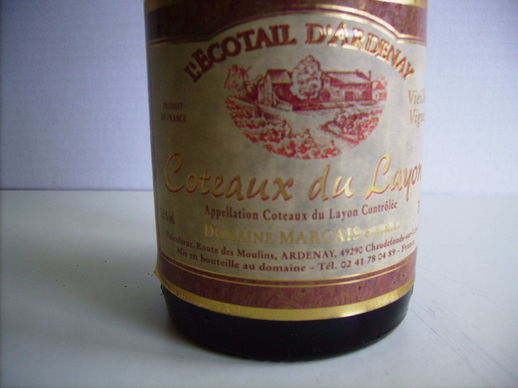 Vino: COTEAUX DU LAYON  1998 – Usato da Genève venduto da Fdkw 1