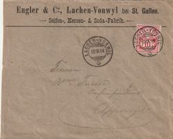 Firmenbrief Engler Lachen-Vonwil bei St. Gallen