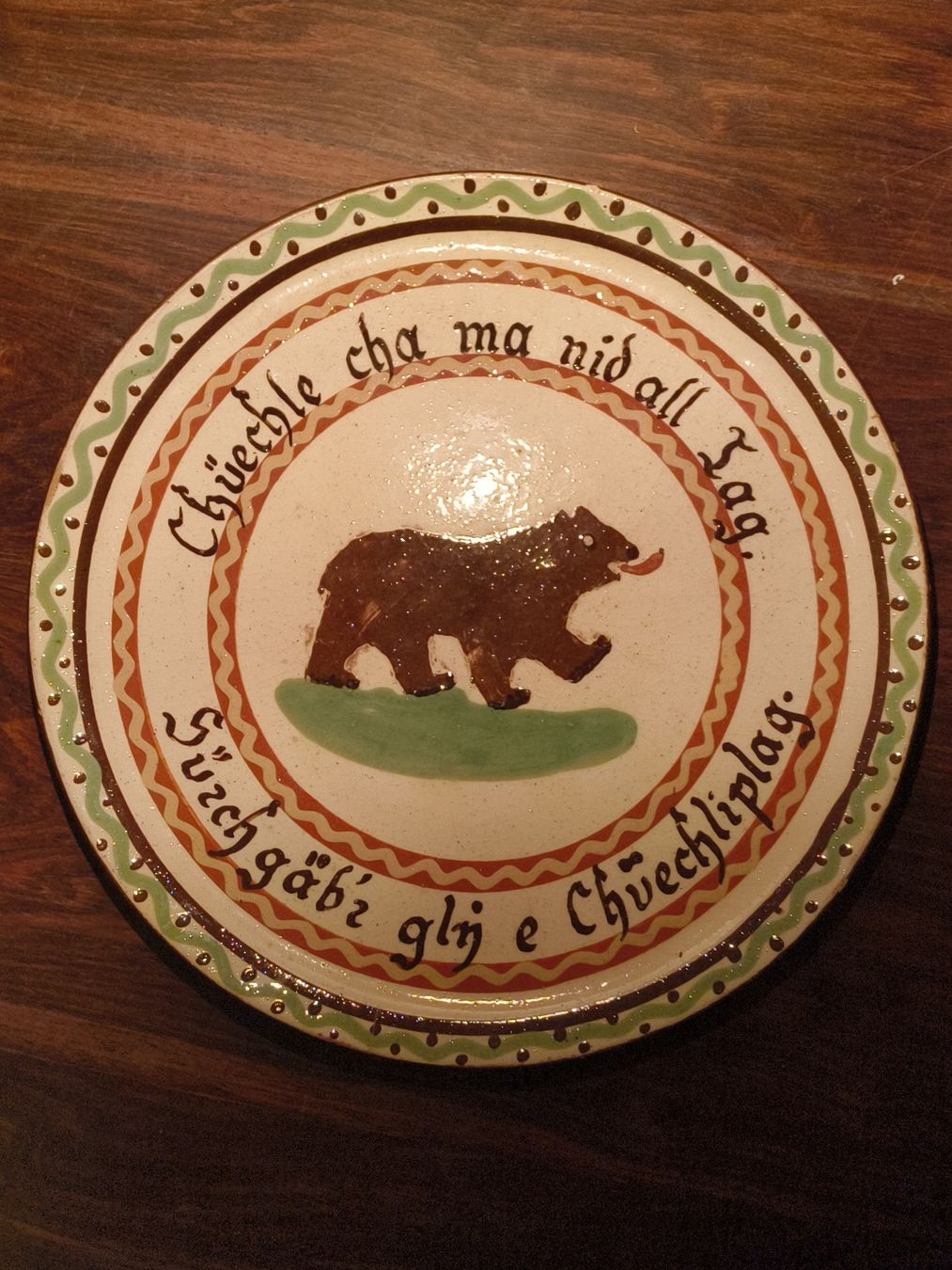 Teller: Teller Keramik Sumiswald-Grünen BE, Friedrich Gerber – Gebraucht aus stettlen von VintageBern_ch