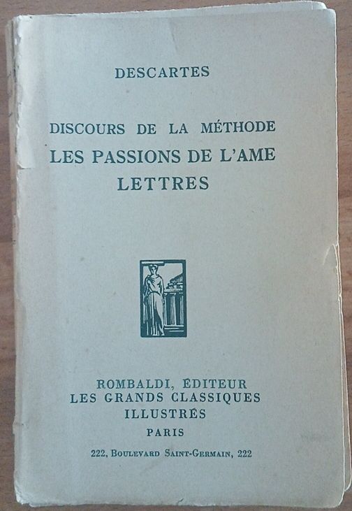 Libri: DESCARTES Discours de la Méthode Lettres - édition 1930 – Usato da Le Sentier venduto da arc_2thy