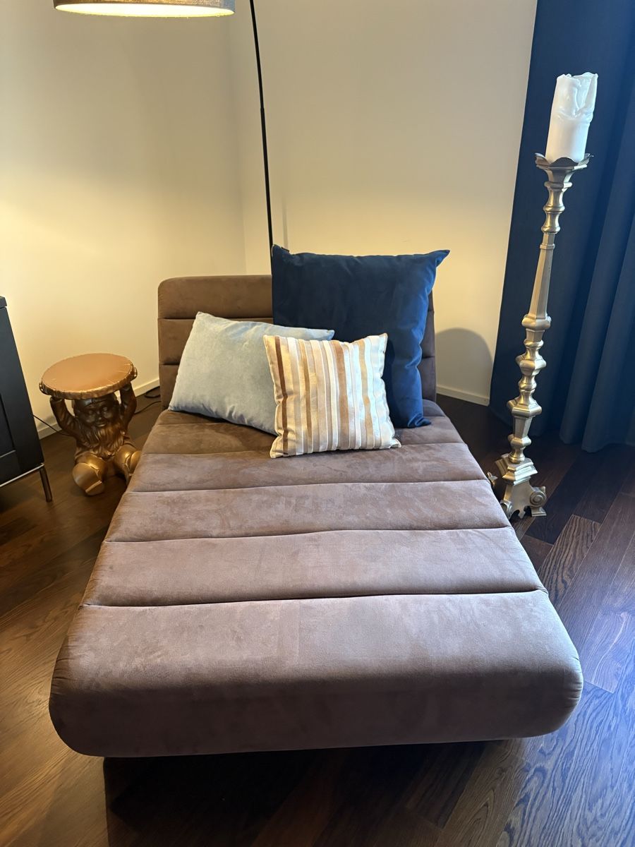 Liegen & Liegestühle: Chaiselounge / Velours / Braun – Gebraucht aus Zürich von seb_8rsb 1