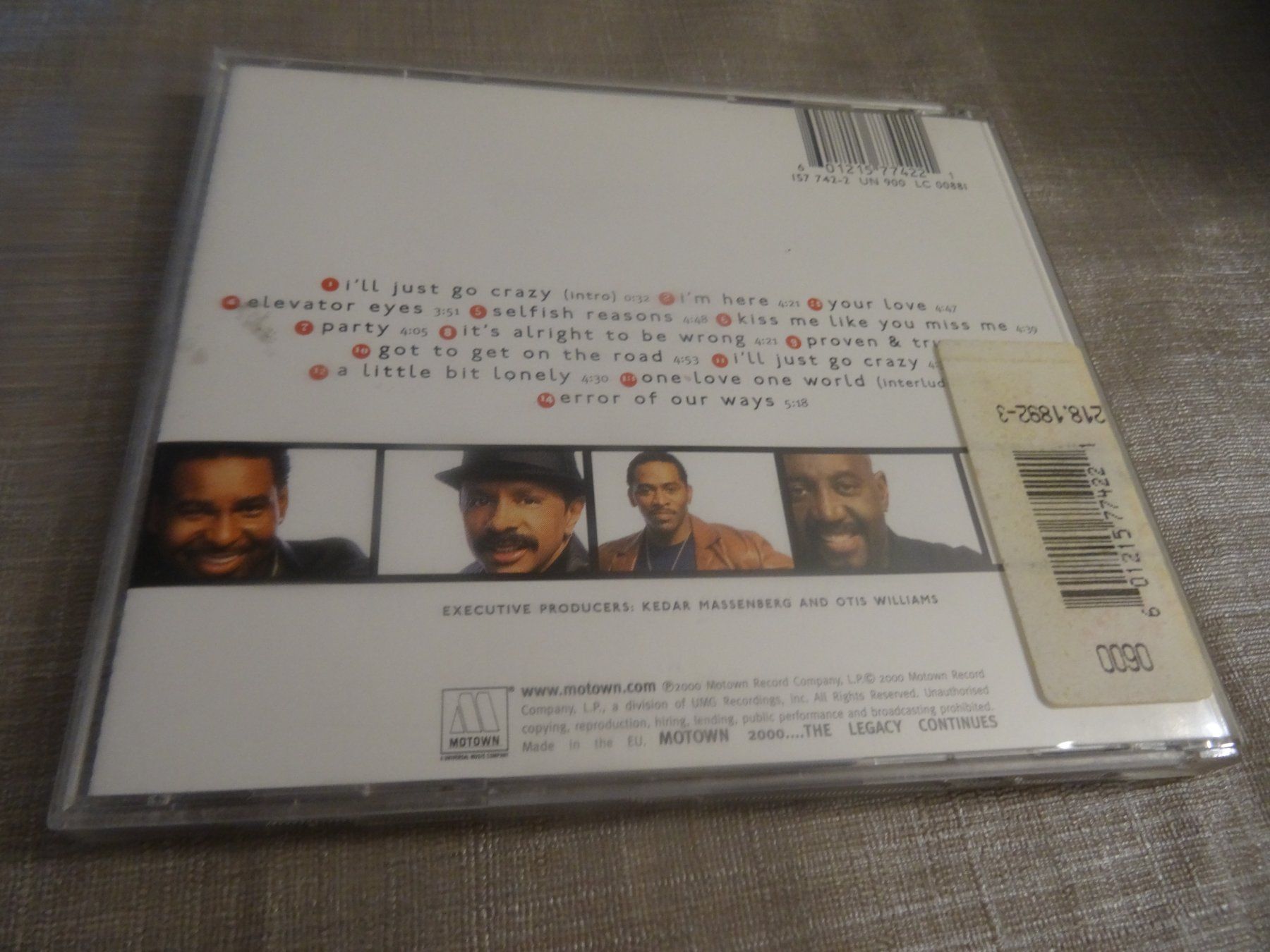 CD: The Temptations - Ear-Resistible CD – Usato da Olten venduto da Disc-Ausverkauf 1
