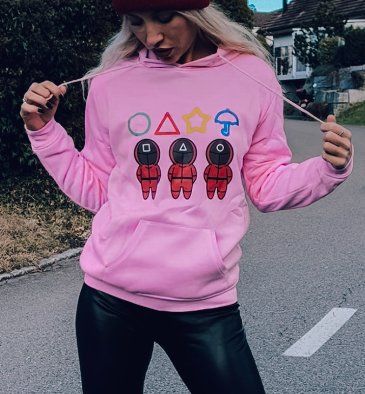 Pulls & Sweat-shirts: Squid Game Pullover Hoodie Kapuzenpullover schwarz rot grau – Neuf avec emballage d'origine à Wettingen par ray_boccia 4