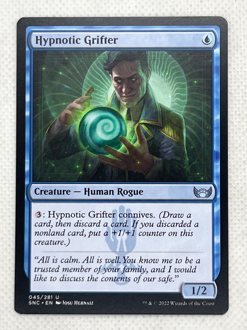 Magic The Gathering Carte collezionabili: Magic The Gathering - Hypnotic Grifter 045/281 U – Usato da Hinterkappelen venduto da Kim1992