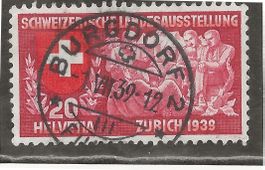 BURGDORF 2  01.07.39 auf Zu#220 Mi#336 Vollstempel [12B8]