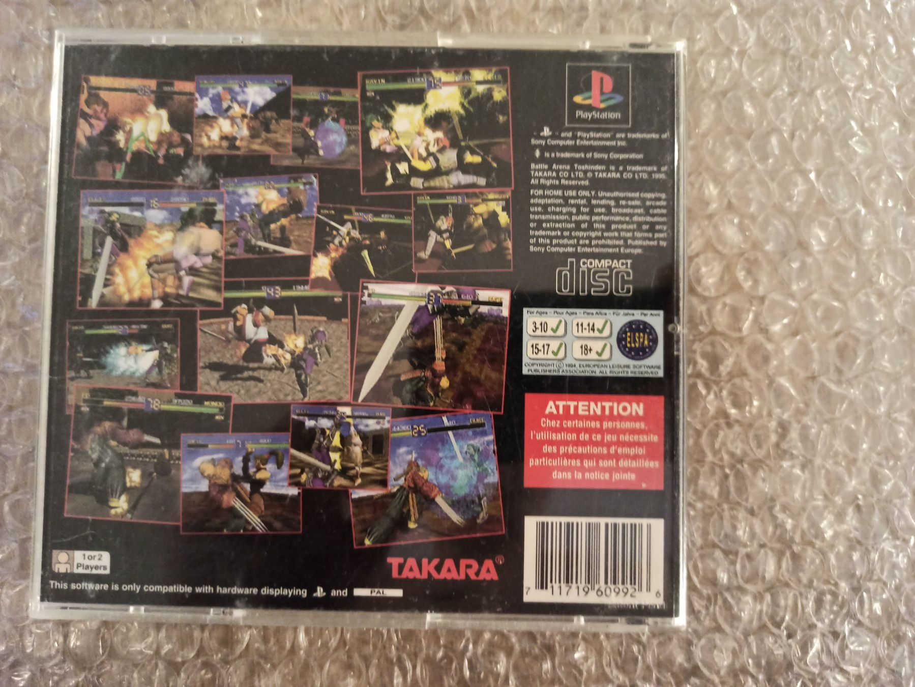 Giochi: Battle Arena Toshinden PS1 – Usato da Oberweningen venduto da mar_87mx 1