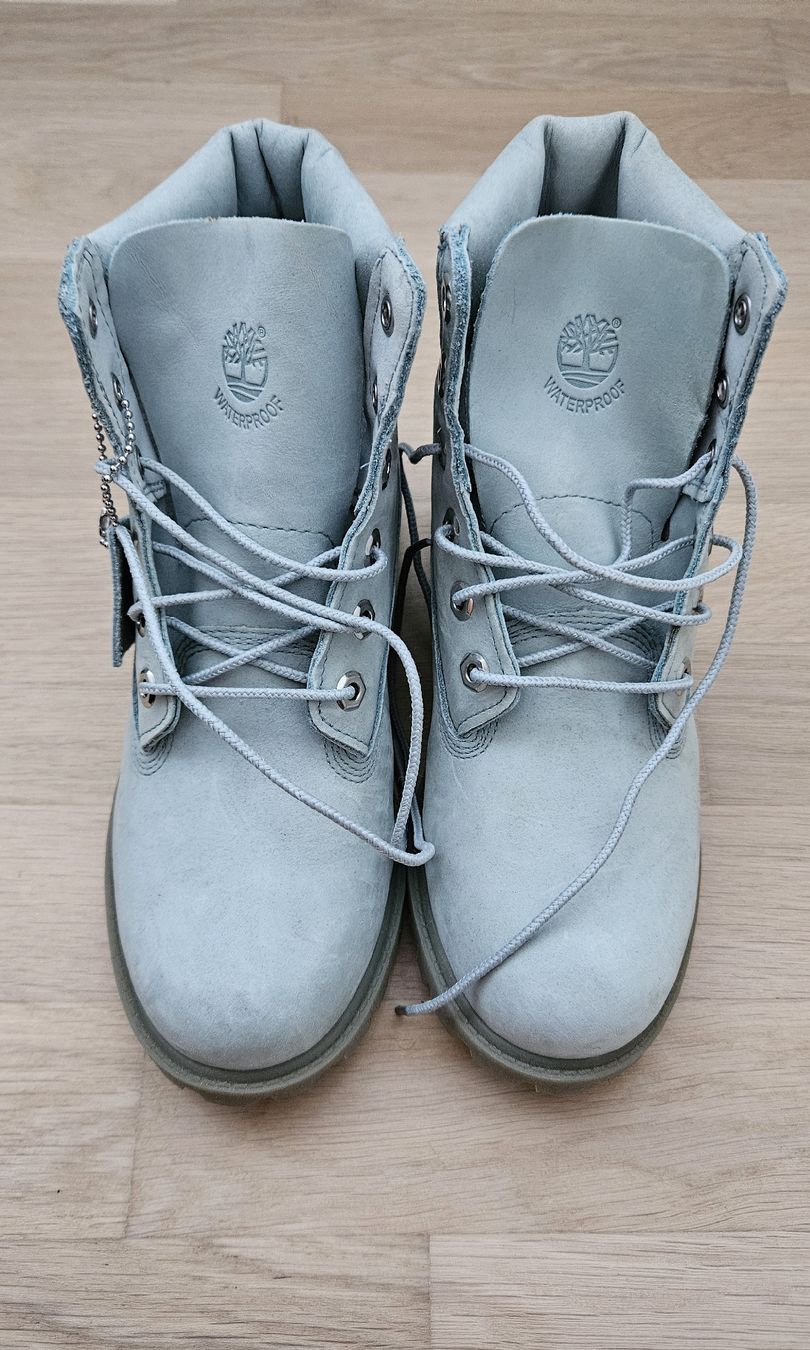 Timberland Scarpe da uomo: Timberland Boots Hellblau, Grösse 37.5, Neu! – Nuovo (secondo la descrizione) da Winterthur venduto da an.ki 1